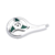 Calota G1 Cromada Elipse Verde Ld