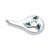 Calota G1 Cromada Elipse Verde Le