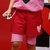 Conjunto Shorts Vermelho + Bermuda Ciclista Rosa - comprar online