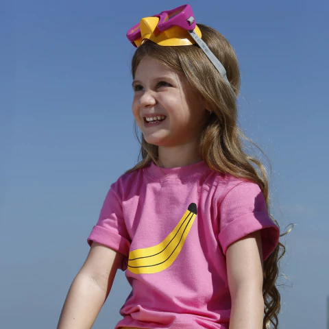 Camiseta Banana Rosa - comprar online