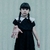 Vestido Wandinha Manga Curta - loja online