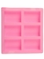 Molde Silicone Retangular 6 Cavidades p Sabonete Artesanal (23,5 x 21,2cm) - comprar online