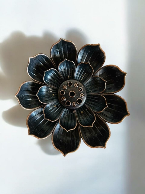 Incensário Flor de Lótus - suporte para 6 incensos