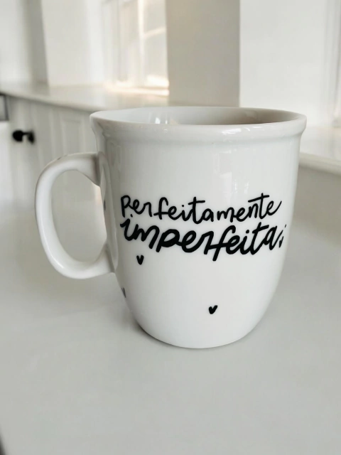 Caneca Perfeitamente Imperfeita.