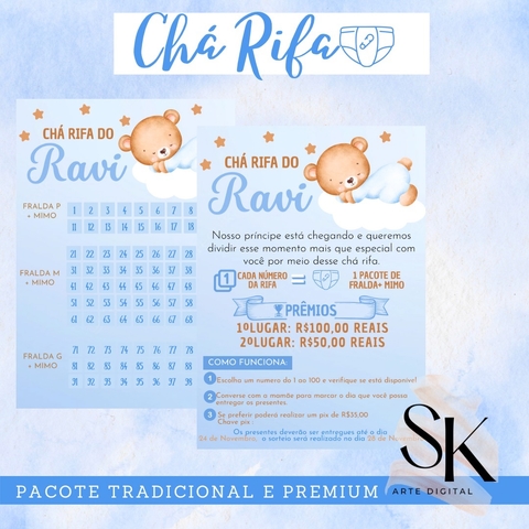 Chá rifa : Ursinho