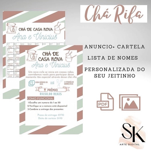 Chá Rifa Casa nova