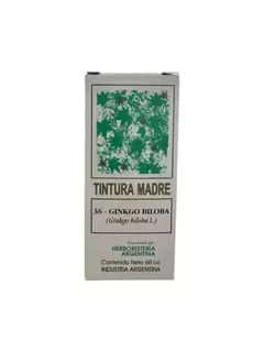 TINTURA MADRE GINKGO BILOBA DROGUERIA ARGENTINA X 60 CC - comprar online