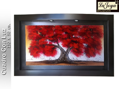 Cuadro Árbol de la Vida Rojo J-005