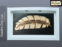 Cuadro Decorativo Pluma al oleo W-025