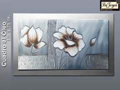 CUADRO DECORATIVO FLORES AL OLEO MSW-027 en internet