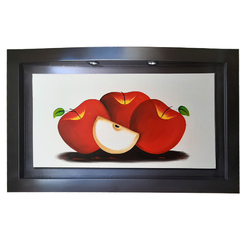 Cuadro Decorativo Manzanas al oleo L-001
