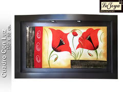 Cuadro Decorativo Flores Amapola J-048
