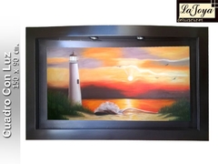 Cuadro Decorativo Faro al oleo G-021