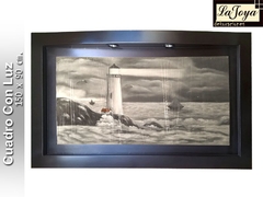 Cuadro Decorativo Faro en Playa G-026
