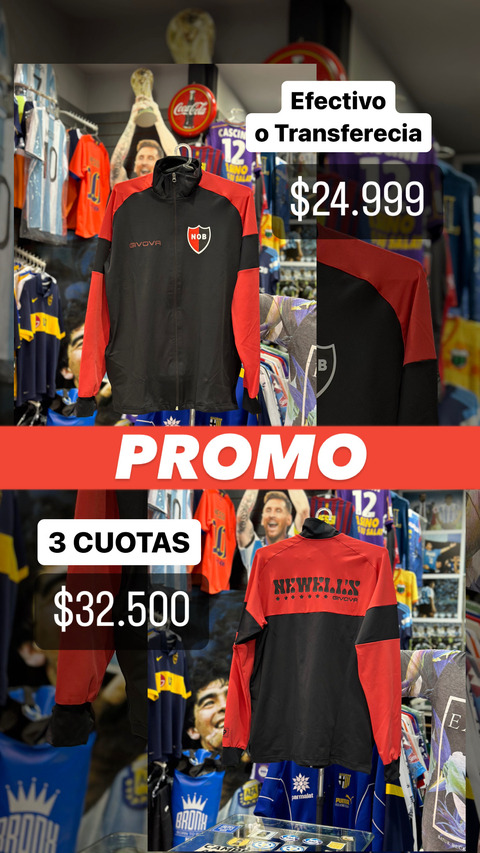 Campera Newell’s Old Boys Entrenamiento Givova