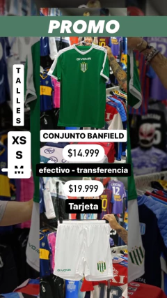 Conjunto Banfield Entrenamiento Short y Camiseta Givova