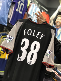 Camiseta Liverpool Suplente 2002-03 + Nombre + Numero + Parche (usada) - comprar online