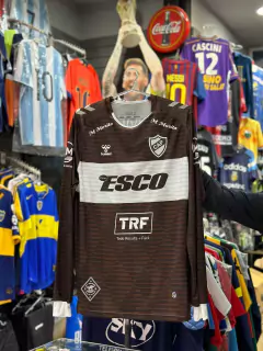 Camiseta Platense Suplente Manga Larga Hummel 2024