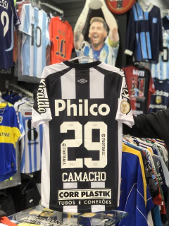 Camiseta Santos Suplente 2022 Umbro + Nombre + Número + Parche