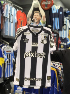 Camiseta Santos Suplente 2022 Umbro + Nombre + Número + Parche en internet