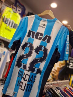 Camiseta Racing Club de Época Titular 2016 / 2017 Edición Especial Despedida MILITO - comprar online