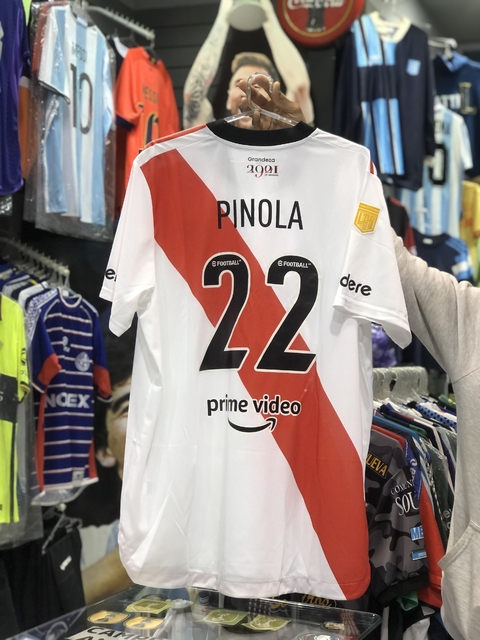 Camiseta River Plate Titular 2021 + Nombre + Número + Parche