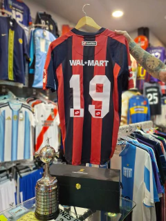 Camiseta San lorenzo Lotto De Época Utileria Made In Brazil Modelo Titular Temporada 2008 Dorsal #19 Juan Carlos Menseguez