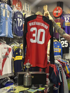 Camiseta River Plate Modelo Suplente Versión Jugador Manga Larga Temporada 2023 Dorsal #30 MASTANTUONO