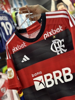 Camiseta Flamengo Titular 2023 Número 20 Gerson + Parches - Tomydeportes