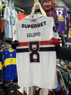 Camiseta São Paulo Titular 2024 New Balance Galoppo Número 8