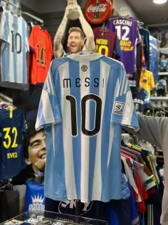 Camiseta Selección Argentina Titular 2010 Copa del Mundo Sudáfrica