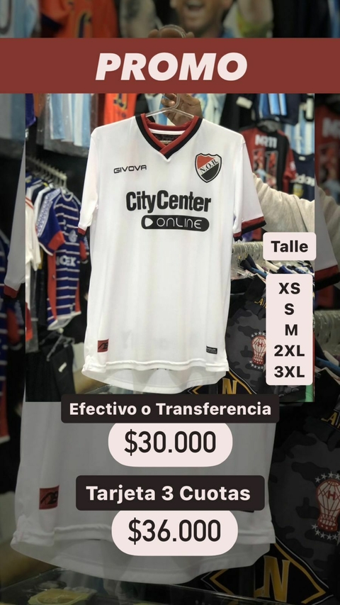 Camiseta Newells Suplente 2023 Givova