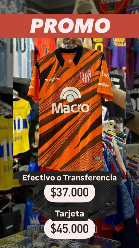 Camiseta Instituto de Córdoba Arquero Givova 2024 Naranja