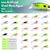 Isca Artificial Shad Meia Água OCL Ziza Shad 90 By Fabio Baca flutuante, com corpo de madeira e barbela em L, ideal para pesca de predadores como tucunaré, traíra e dourado.