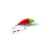 Isca Artificial Crankbait OCL Big Little 80, meia-água, flutuante, ideal para pesca de grandes predadores como dourado e tucunaré, com corpo de madeira, ação rolling e tamanho de 8 cm. Cor FN.