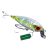 Isca Artificial Borboleta Bandida Meia Água Cor 27H, isca artificial shad de meia água com design moderno e flutuação rápida, ideal para a técnica da chamadinha. Atraí predadores como Robalo e Tucunarés com sua barbela reta que cria bolhas na superfície. 