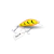 Isca Artificial OCL Lures Little Crank Bait, modelo sinking de 4,3 cm e 5,5 g, em madeira, ação meia-água, barbela média, garatéias #8 (4X), ideal para captura de tucunaré, traíra, dourado, black bass e outros predadores aquáticos. Cor HT.