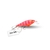 Isca Artificial Shad Meia Água OCL Ziza Shad 90 By Fabio Baca flutuante, com corpo de madeira e barbela em L, ideal para pesca de predadores como tucunaré, traíra e dourado. Cor 536.