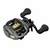 Carretilha Marine Sports Ventura VT10 New Esquerda com design compacto e ergonômico, destacando carretel e manivela aliviada em alumínio. Equipado com sistema de freio magnético e regulagem ponto a ponto, além de 10 rolamentos (9 de esferas + 1 de roletes