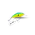 Isca Artificial OCL Lures Little Crank Bait, modelo sinking de 4,3 cm e 5,5 g, em madeira, ação meia-água, barbela média, garatéias #8 (4X), ideal para captura de tucunaré, traíra, dourado, black bass e outros predadores aquáticos. Cor CBB.