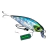 Isca Artificial Borboleta Bandida Meia Água Cor 21H, isca artificial shad de meia água com design moderno e flutuação rápida, ideal para a técnica da chamadinha. Atraí predadores como Robalo e Tucunarés com sua barbela reta que cria bolhas na superfície. 