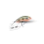 Isca Artificial Crankbait OCL Big Little 80, meia-água, flutuante, ideal para pesca de grandes predadores como dourado e tucunaré, com corpo de madeira, ação rolling e tamanho de 8 cm. Cor 103.