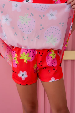 CONJUNTO HELENA , ESTAMPA : MORANGO DOCE - comprar online