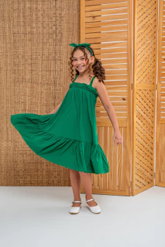 Imagem do VESTIDO LUA FESTA , ESTAMPA : VERDE