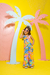 macacao lila- Stitch no safari