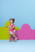 VESTIDO FLORA TAMANHO:BABY ESTAMPA: MAGIA DAS ASAS - LARI KIDS MODA INFANTIL