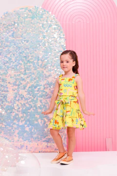 Imagem do CONJUNTO LUIZA , ESTAMPA : MUNDO GARDEN