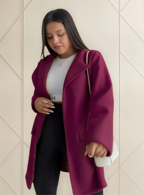 Blazer Paño - Bordo