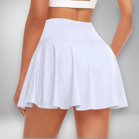 Short Pollera Lycra - Blanco - comprar online