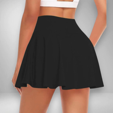 Short Pollera Lycra - Negro - comprar online